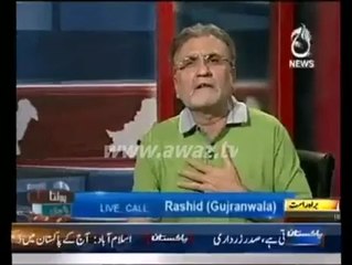 nusrat javed speak out about his character.