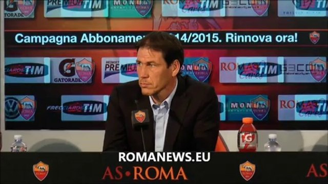 10.5.2014, Rudi Garcia in conferenza stampa prima di Roma-Juventus