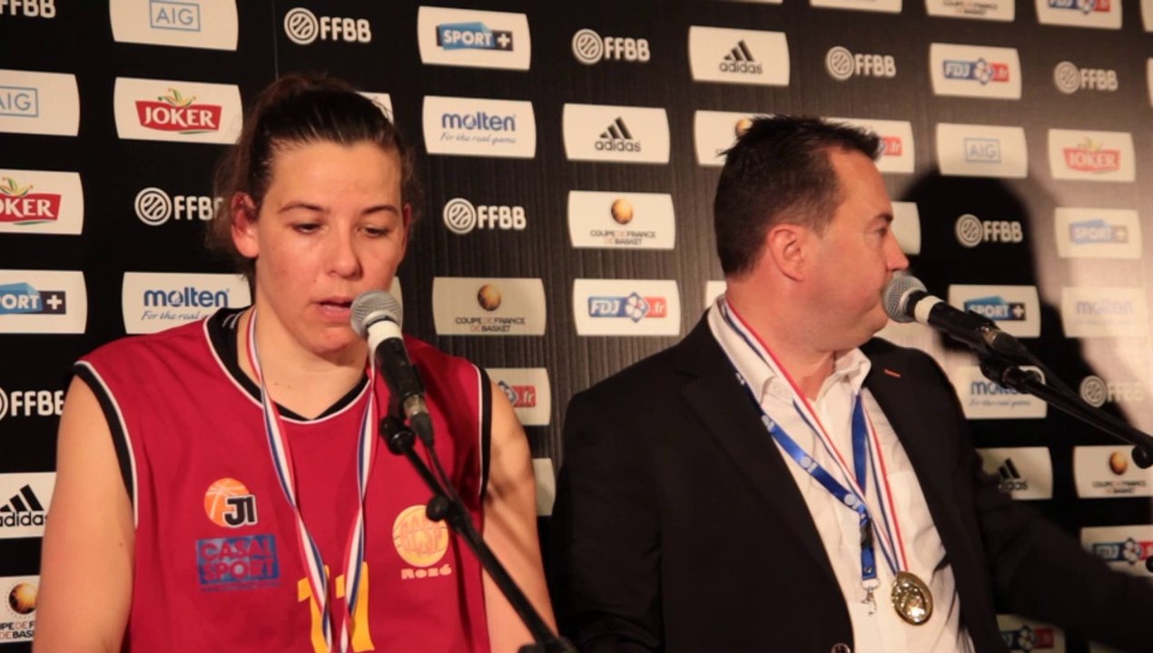 Interview d'après-match Trophée Coupe de France - Geispolsheim - Nantes Rezé