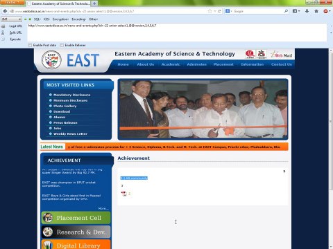 sql injection tutorial by E@GL3-STR!K3R