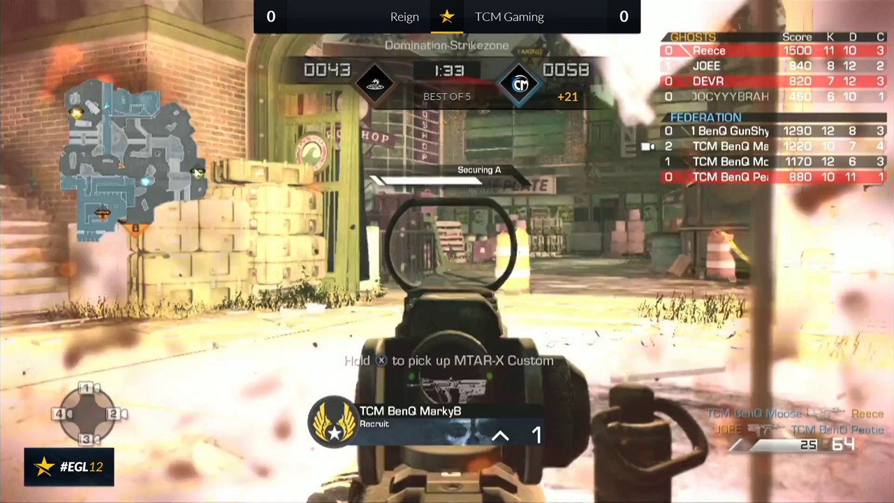 EGL12 : TCM vs Reign : WBR7 - Map 1