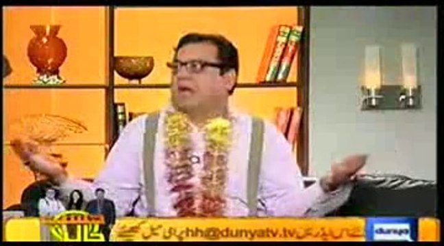 Hasb e Haal 26 January 2014, Dunya News , azizi Hasb e Haal clip 5