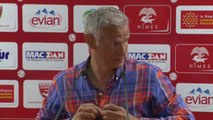 Conférence de presse Nîmes Olympique - Stade Lavallois (2-1) : René MARSIGLIA (NIMES) - Denis ZANKO (LAVAL) - 2013/2014