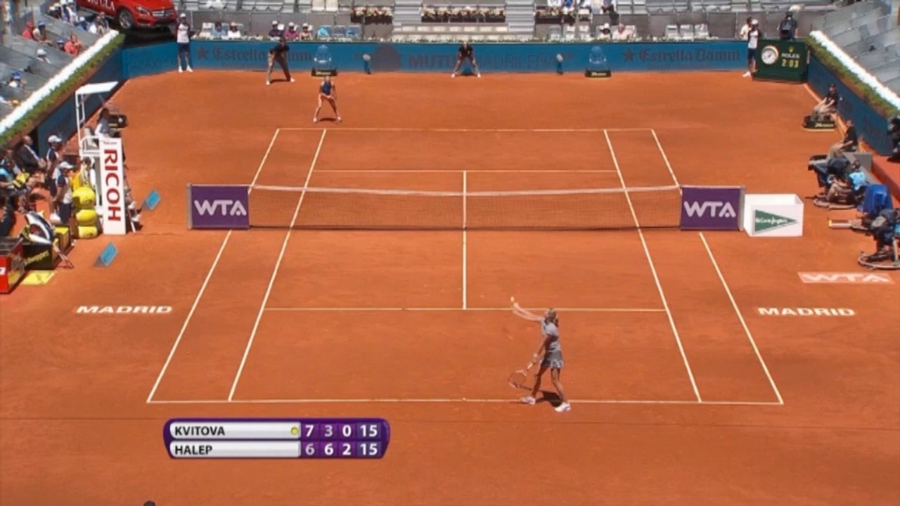 Madrid: Halep marschiert weiter