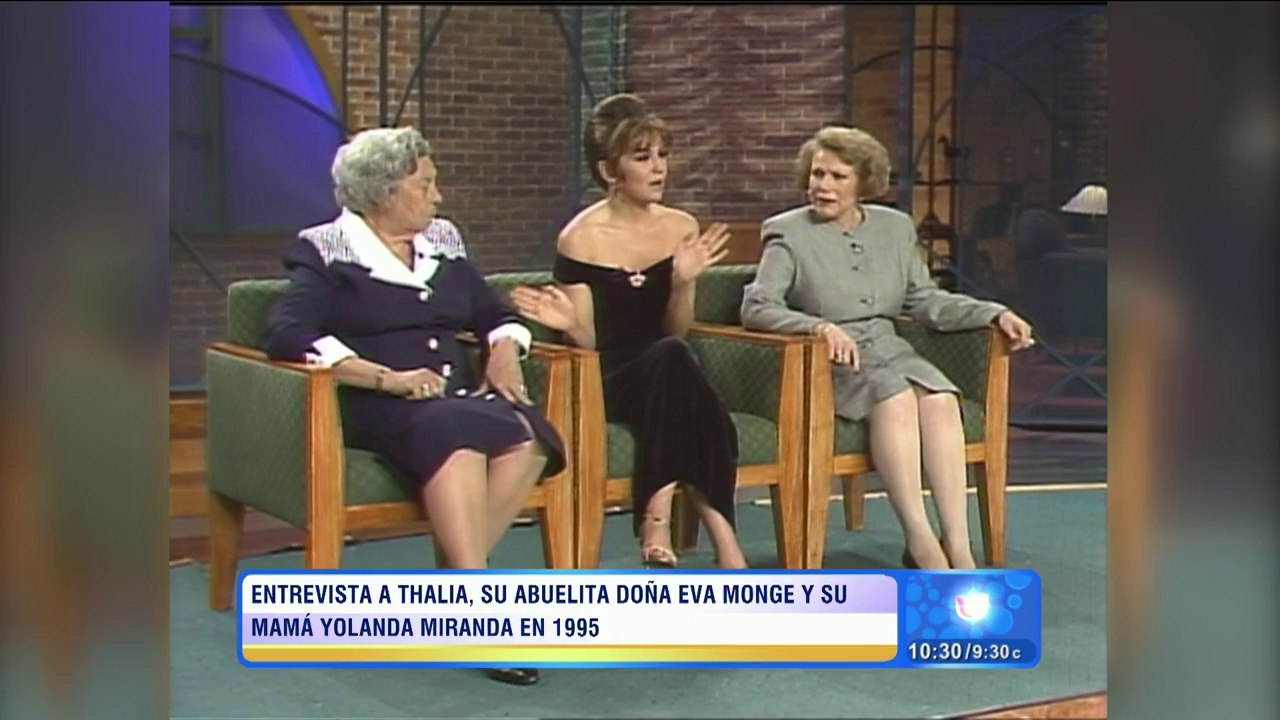 Un recuerdo muy especial de la madre y abuela de Thalía