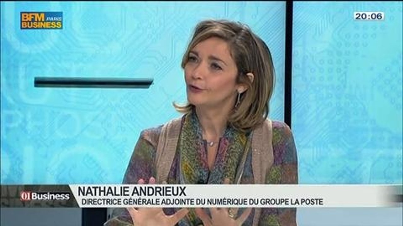 La Poste développe son offre numérique: Nathalie Andrieux, dans 01Business - 10/05 1/4