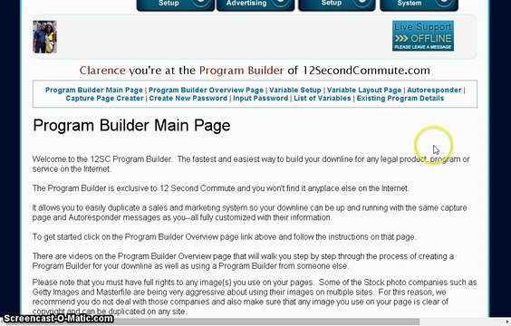12 Second Commute Leads the Way In Downline Building with the Program Builder