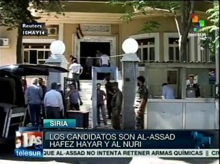 En paz y sin intromisión extranjera Siria elegirá entre 3 candidatos