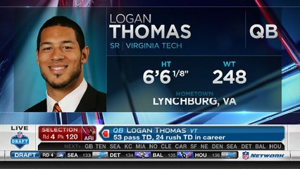 Cardinals select QB Thomas in fourth round