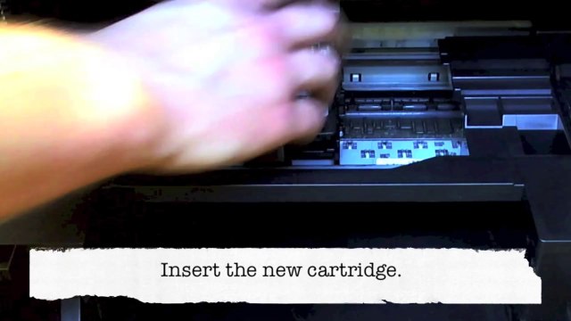 Canon MX410 - Change ink cartridges