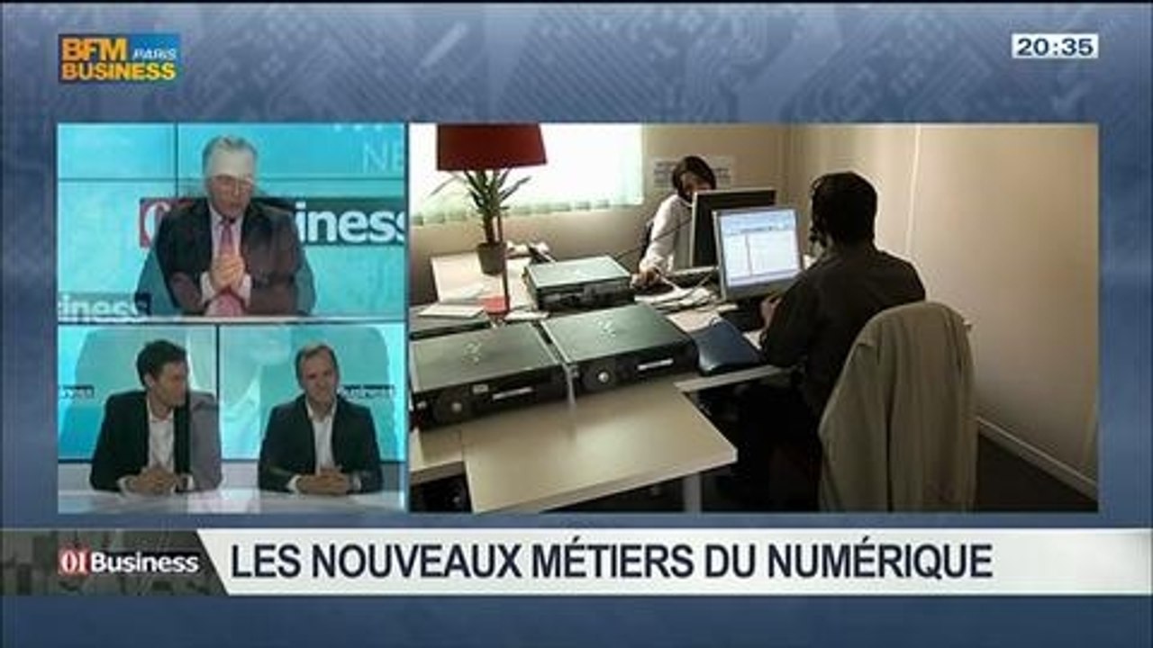 Quels sont les nouveaux métiers du numérique ?: Jean Ferré, Didier Desert et Igor Quézel-Perron, dans 01Business - 10/05 3/4