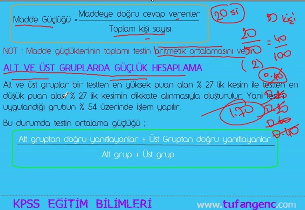 KPSS ÖLÇME VE DEĞERLENDİRME - 22