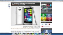 NEW HTC W8 Windows Phone 8.1 LEAKED