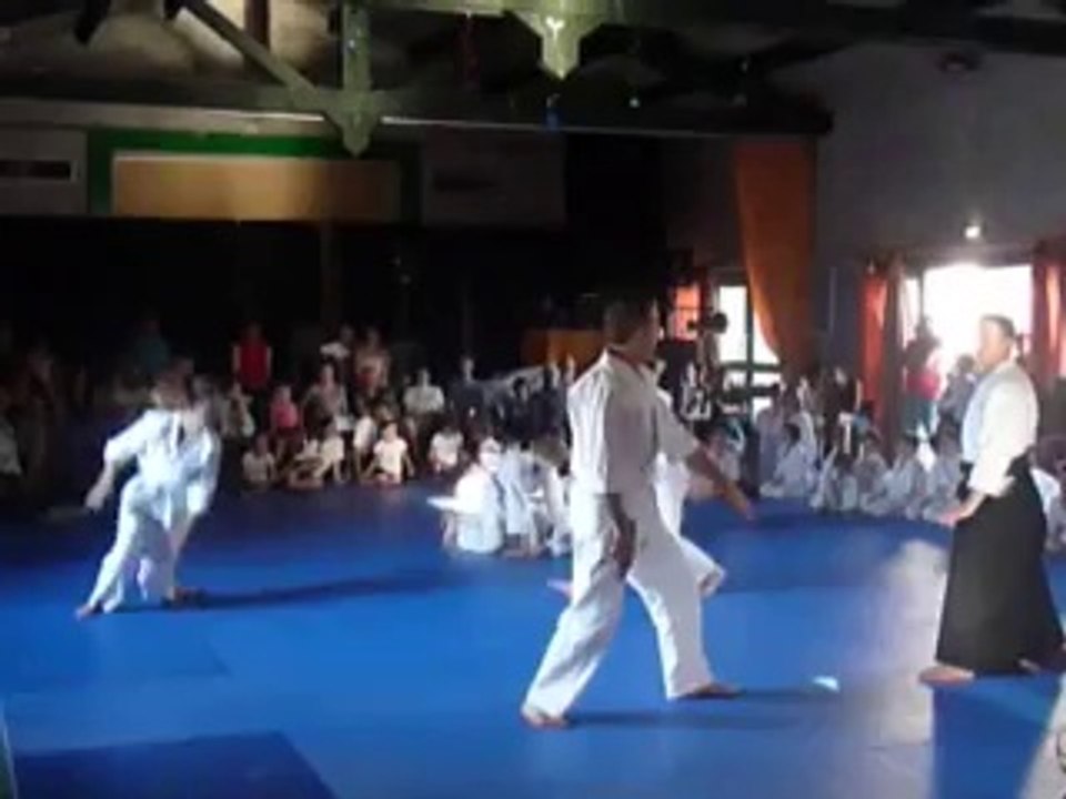 Club Aïkido Gigean démonstration juin 2013