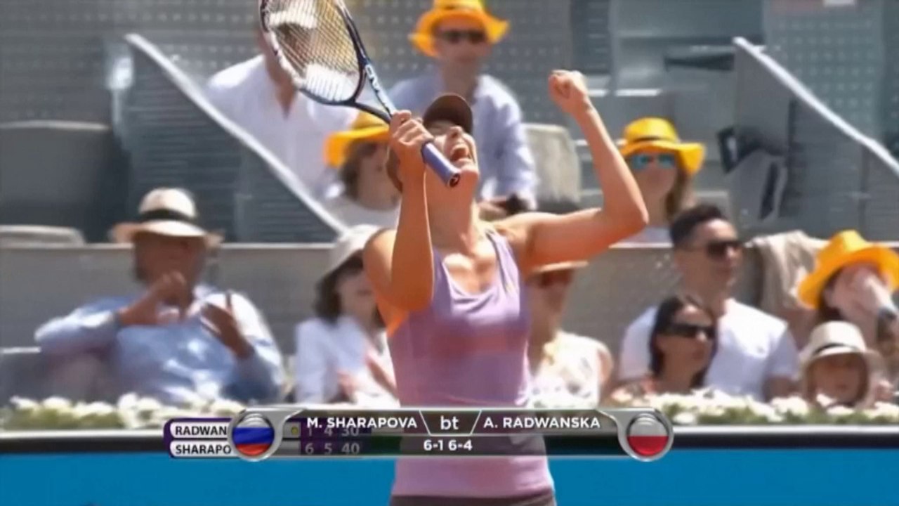 Madrid: Sharapova stürmt ins Finale