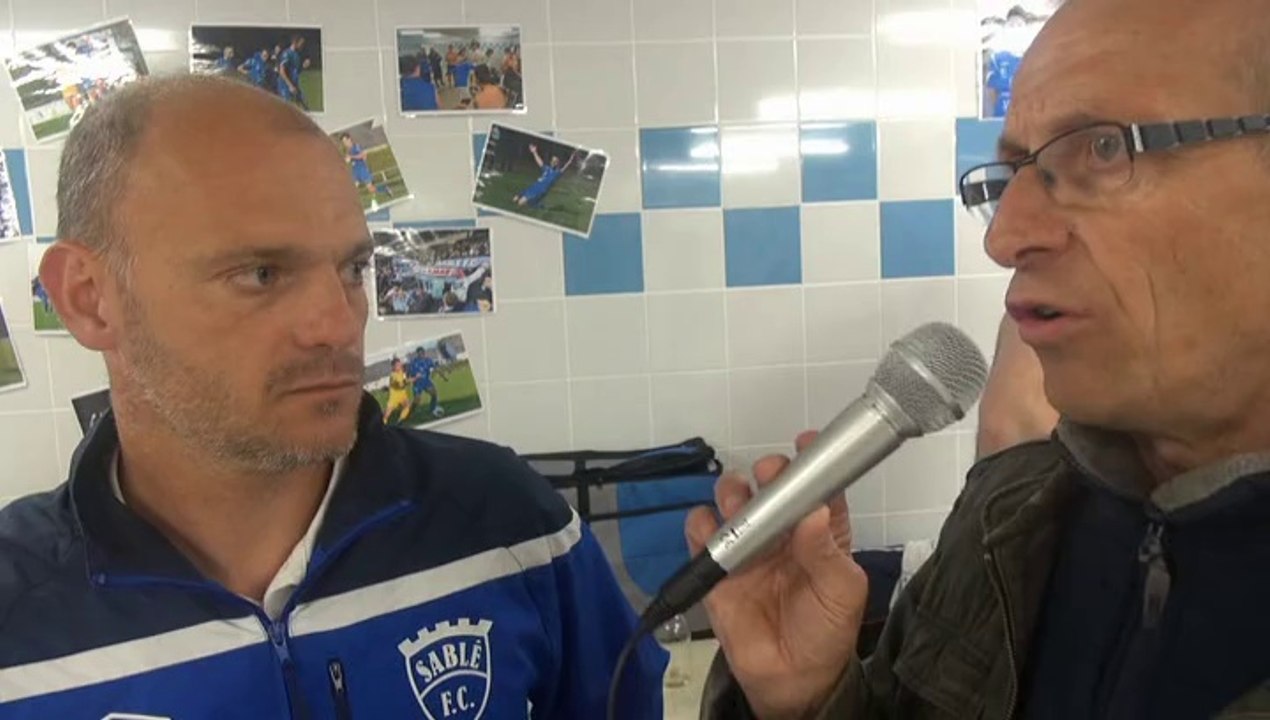 Sable fc - Herouville les buts, le vestiaire du Sablé FC, les réactions