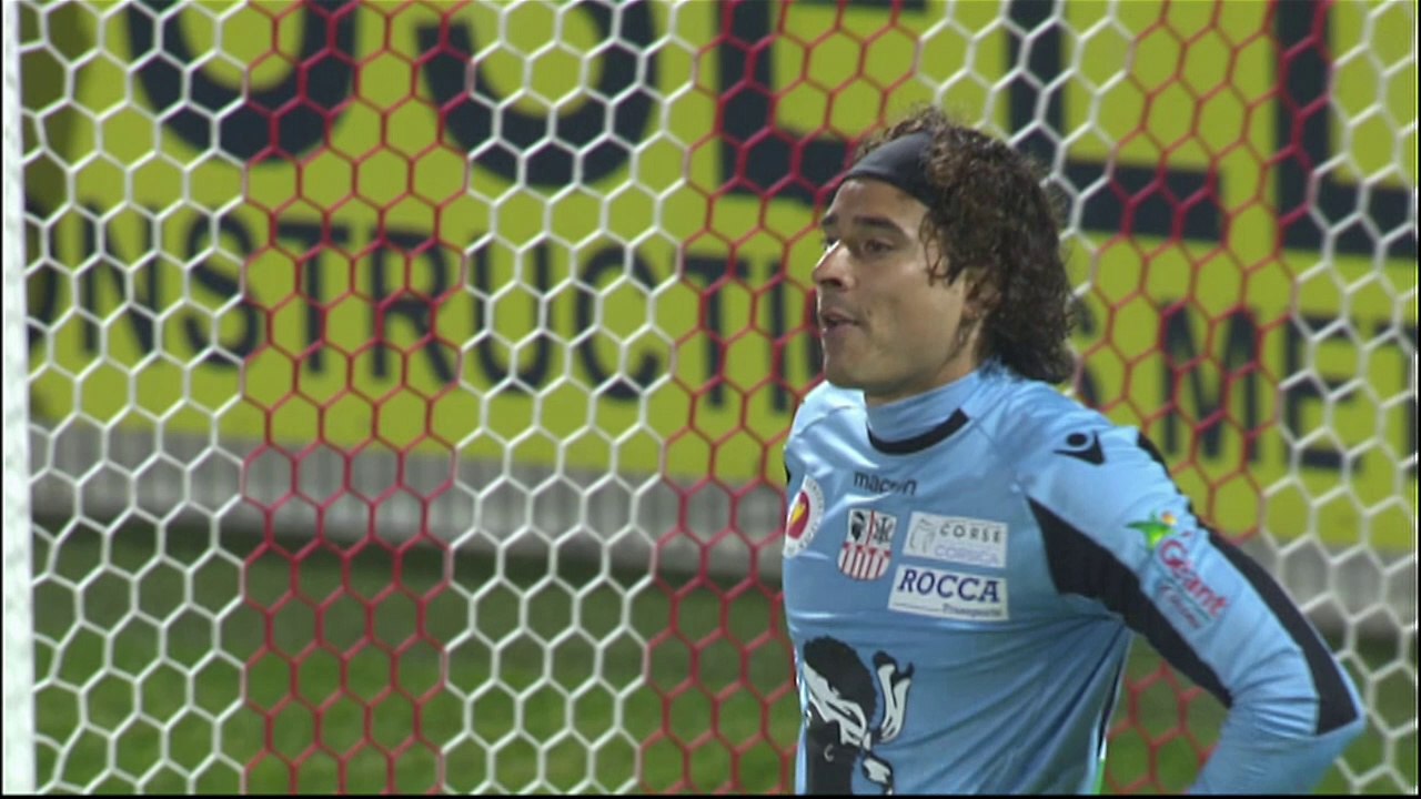 But Prince ONIANGUE (40ème) - AC Ajaccio - Stade de Reims - (2-1) - 10/05/14 - (ACA-SdR)