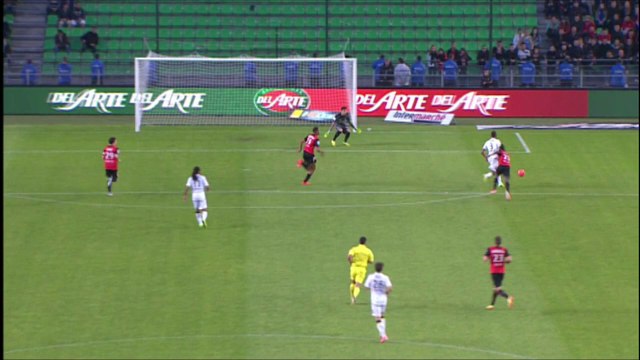 But Jordan AYEW (33ème) - Stade Rennais FC - FC Sochaux-Montbéliard - (1-2) - 10/05/14 - (SRFC-FCSM)