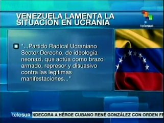 Responsabiliza Caracas a EEUU, OTAN y neonazis por la crisis ucraniana