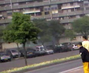 Scène d'émeutes à la Reynerie (Toulouse)