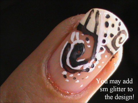 Shimmer French Tip - Easy Nail Design- easy nail art for short nails- nail art tutorial- beginners