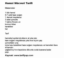 Hamsi Mücveri Tarifi
