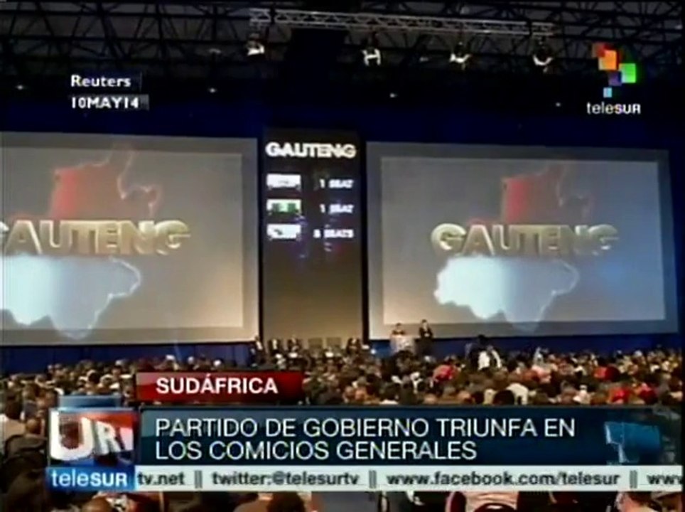 Gran afluencia a las urnas en Sudáfrica; 62.2% para el CNA