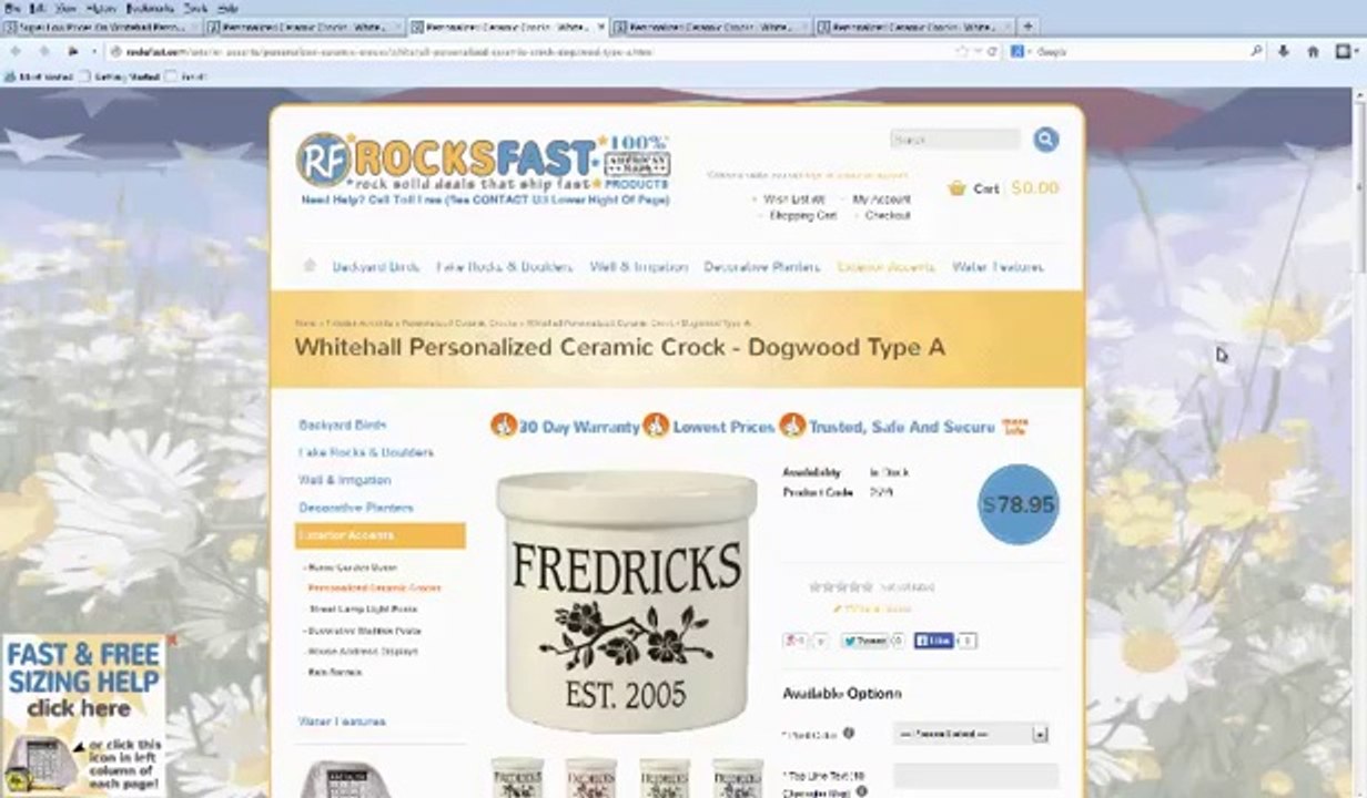 Buy Personalized Pottery Crocks For Less Right Here!