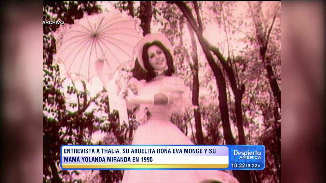 Mira cuando Thalía y sus hermanas eran felices y unidas