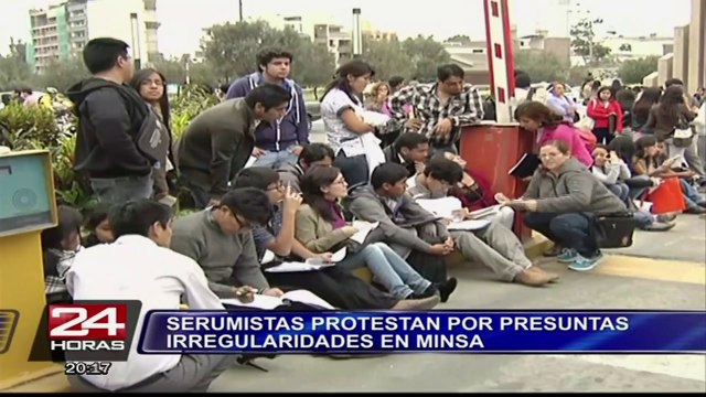 Serumistas denuncian presuntas irregularidades en contrataciones del Minsa