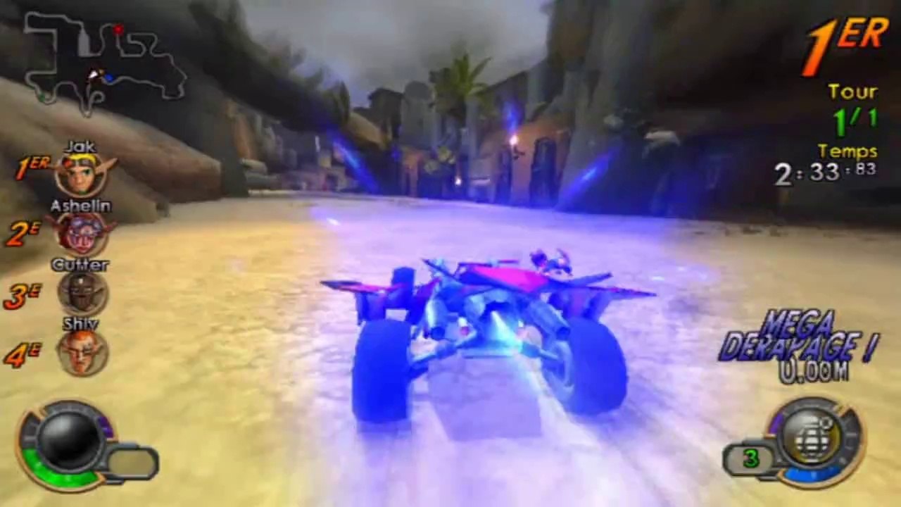 Jak X - Coupe Eco Verte - Spargus : Terres Maudites - Course sur Circuit