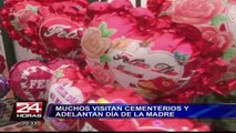 Limeños abarrotaron los cementerios días previos al Día de la Madre
