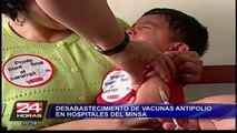 Denuncian desabastecimiento de vacunas antopilo en hospitales del Minsa (1/2)