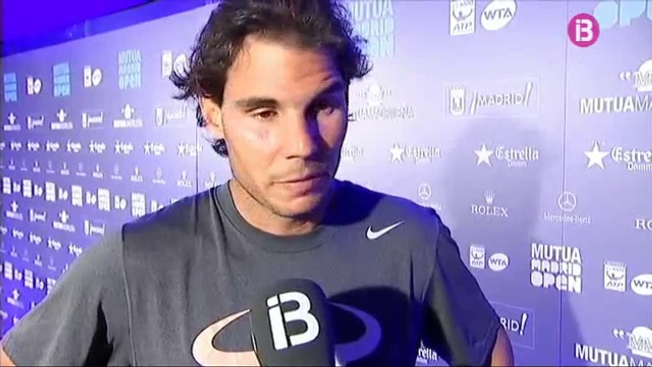 Rafael Nadal's short interview for IB3 after SF at Madrid Open