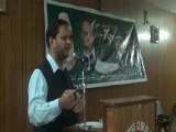Sardar Attique Ahmed Khan Addressing to CWC (Central Working Committee) Meeting at Rawalpindi Press Club on 10-05-2014