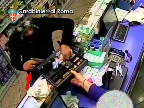 Roma - Arrestato rapinatore seriale di farmacie (10.05.14)