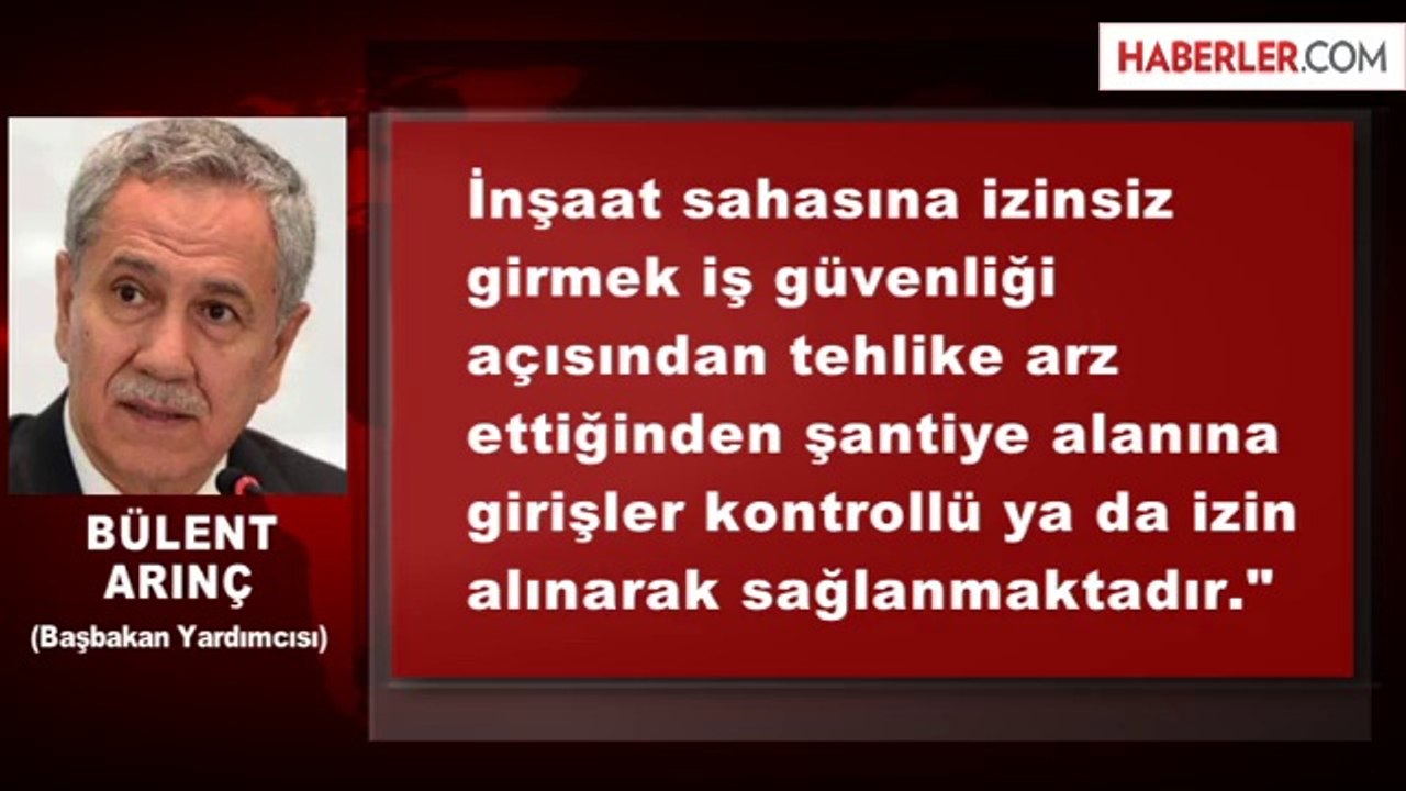 Arınç: Vahdettin Köşkü Yıkılmıyor