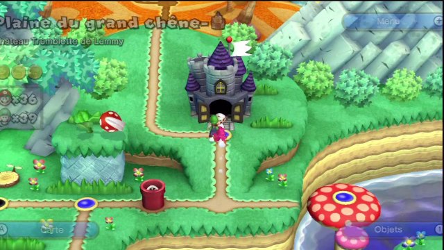 New Super Mario Bros. U - Plaine du Grand Chêne - 1-1 : Rattrapez Carottin !