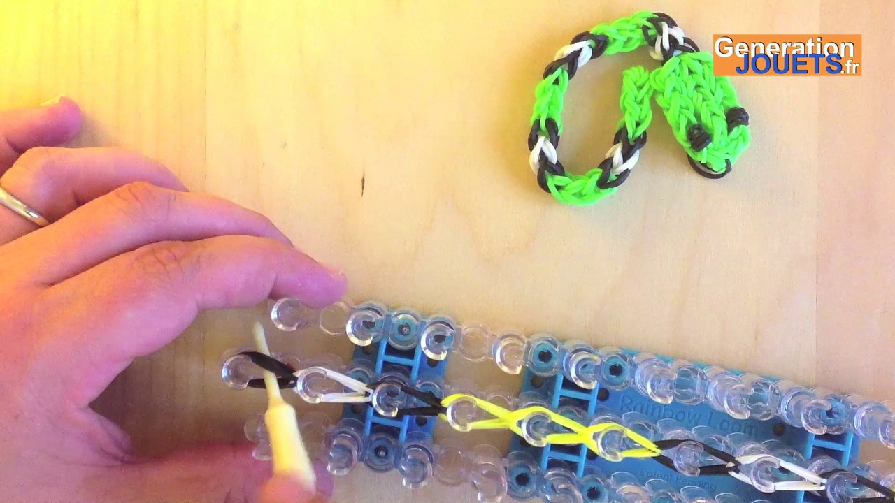 How to make a triple rainbow loom band bracelet - video Dailymotion