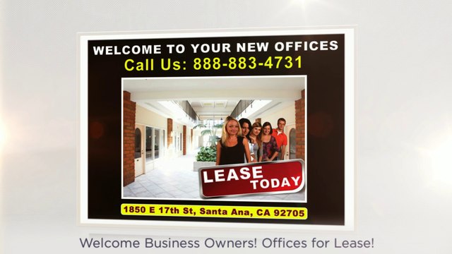 Office Business Lease around Tustin 888-883-4731