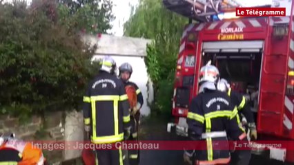 Morlaix. Le feu ravage une maison