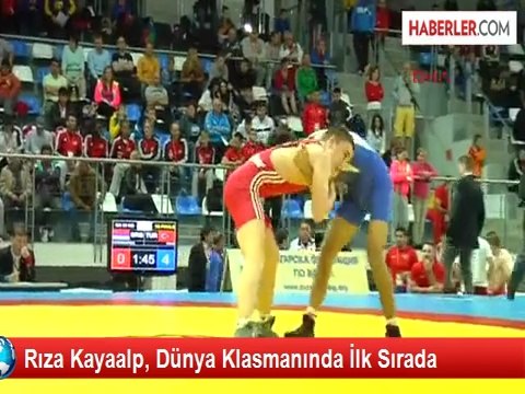 Rıza Kayaalp, 130 Kilo'da En İyi Güreşçi Seçildi