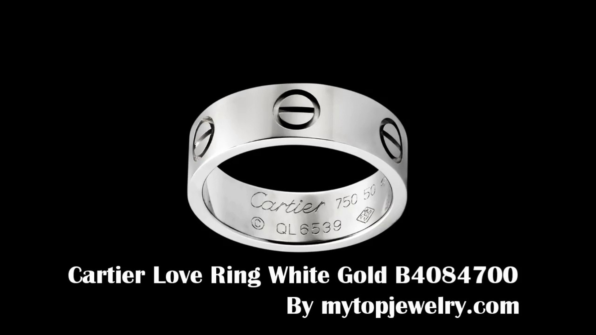 Cartier Love Ring - Cartier Love Ring White Gold B4084700 - video  Dailymotion