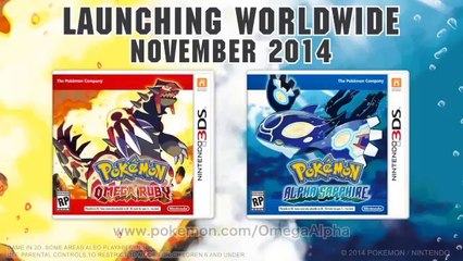 Pokemon Omega Ruby and Alpha Sapphire - Sneak Peek Footage Trailer
