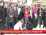Feyzioğlu'na İlginç Protesto
