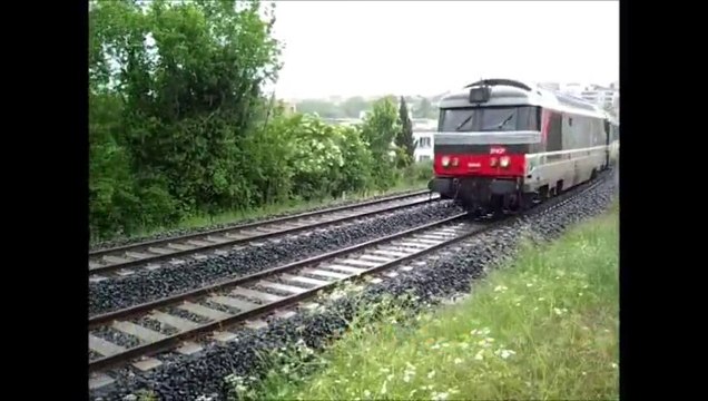 INTERCITES n° 4591 - CLERMONT-FD à BORDEAUX, le 11 MAI 2014, section CLERMONT à ROYAT-CHAMALIERES.