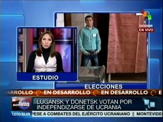 Participación en referendo separatista en Donetsk y Lugansk es masiva