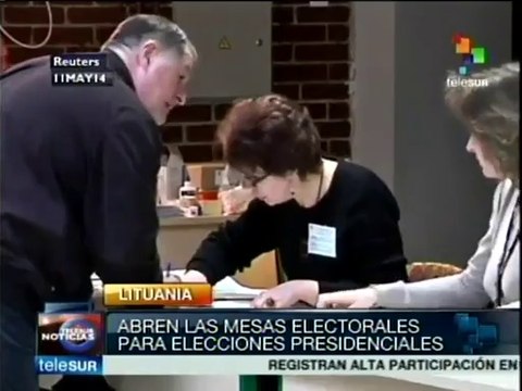 Lituania realiza elecciones presidenciales