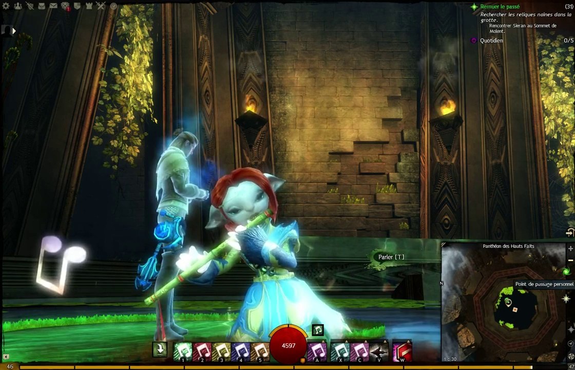 Guild Wars 2 (Flute) - Final Fantasy VII ~ Cloud's theme_(720p)