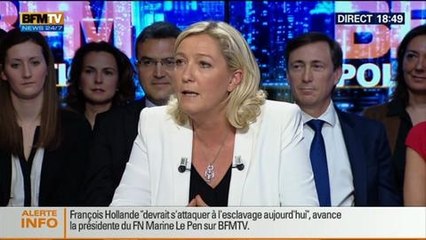 下载视频: BFM Politique: L'interview de Marine Le Pen par Anna Cabana du Point - 11/05 3/6